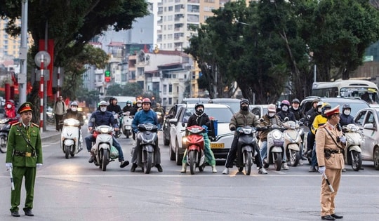 Hà Nội điều chỉnh thời gian phân luồng giao thông phục vụ Đại hội Đảng