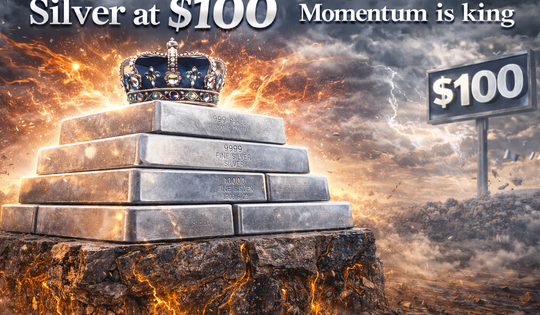 Giá bạc lại lập kỷ lục, nối dài chuỗi tăng mạnh nhất lịch sử