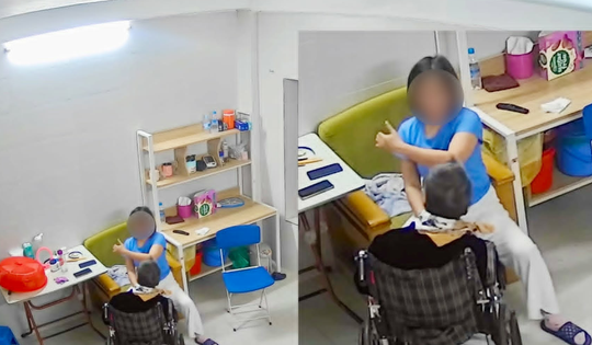 Công an điều tra vụ cụ bà 90 tuổi ngồi xe lăn nghi bị giúp việc bạo hành