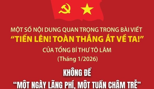 Không để 'một ngày lãng phí, một tuần chậm trễ'