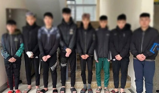 Hà Nội: Tạm giữ hình sự 5 đối tượng gây rối trật tự công cộng tại hầm Kim Liên trong đêm 'đi bão'