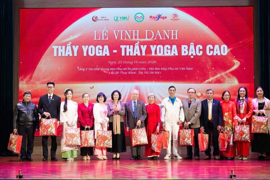 Vinh danh những người truyền cảm hứng Yoga, lan tỏa sức khỏe và tinh thần an lạc