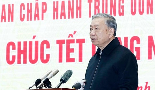 Tổng Bí thư Tô Lâm: Ngành than phải gắn tăng năng suất với tăng thu nhập, cải thiện đời sống công nhân