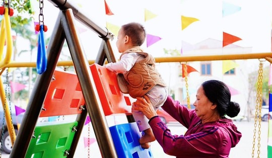 Bệnh viện Phổi Nghệ An hoàn thiện sân chơi cho bệnh nhi