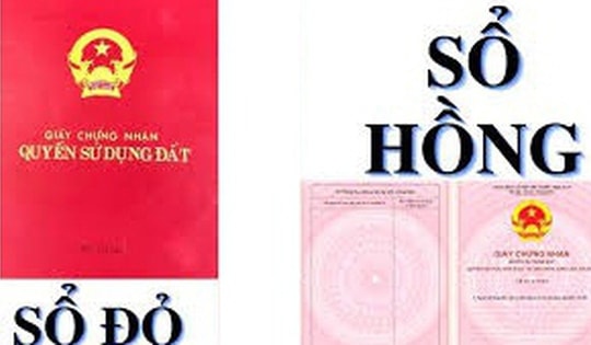 Điểm giống và khác nhau giữa sổ đỏ và sổ hồng