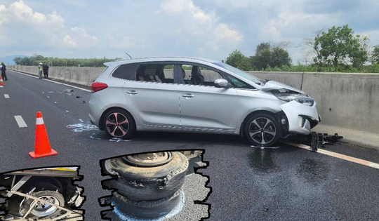 Cục CSGT cảnh báo nguy cơ nổ lốp trên cao tốc dịp Tết