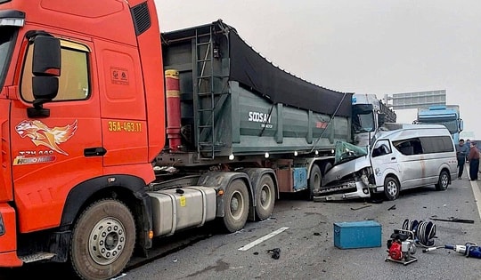 CSGT nêu loạt nguyên nhân dễ gây tai nạn liên hoàn trên cao tốc ngày Tết