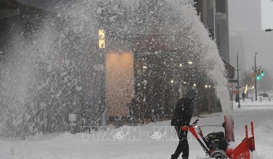 Mỹ tiếp tục đối mặt bão mùa Đông và giá rét