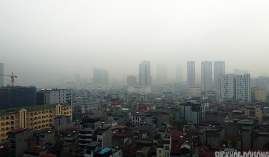 Sáng nay Hà Nội ô nhiễm không khí nghiêm trọng