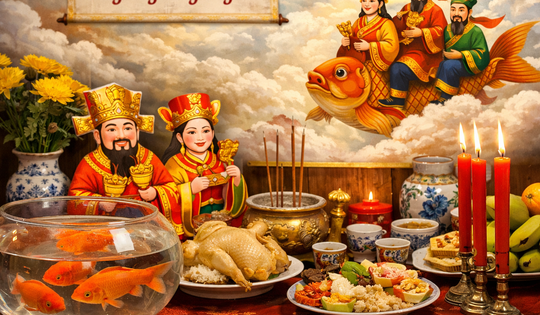 Cúng ông Công ông Táo mấy con cá chép là đúng?