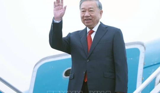 Tổng Bí thư Tô Lâm lên đường thăm cấp Nhà nước tới Lào