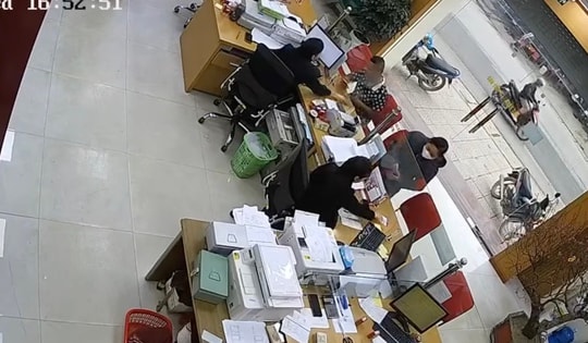 Video vụ cướp ngân hàng tại Lào Cai