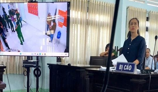 Quay video, la hét trước trụ sở công an, người phụ nữ lĩnh 8 tháng tù