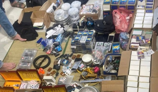 Phát hiện hàng nghìn thiết bị cờ bạc bịp