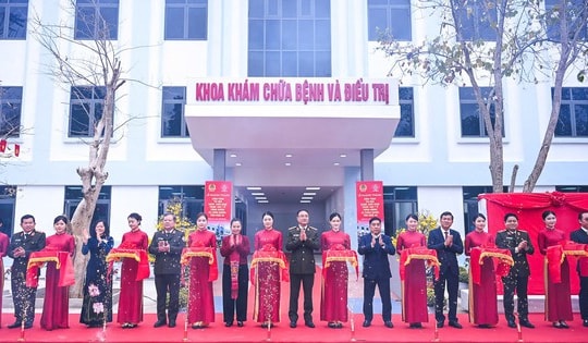 Bộ Công an khánh thành công trình tòa nhà khám, chữa bệnh Trung tâm Y tế Tương Dương