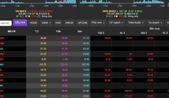 Cổ phiếu dầu khí bị bán tháo trong phiên suy giảm của VN-Index ngày 10/2