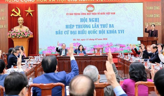 Hiệp thương lần 3: Thống nhất 217 người ứng cử ĐBQH khóa XVI