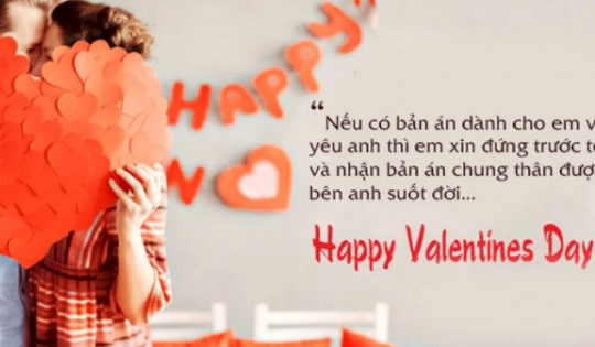 Lời chúc ngày Valentine 14/2 tặng vợ chồng yêu thương nhất
