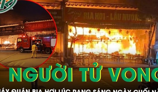 Hiện trường xót xa vụ cháy quán bia hơi lúc rạng sáng khiến nam nhân viên 17 tuổi tử vong