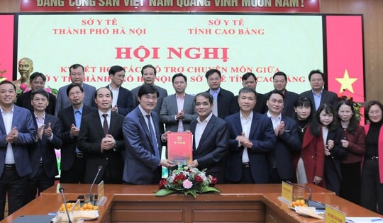 Sở Y tế Hà Nội và Cao Bằng ký kết thỏa thuận hợp tác