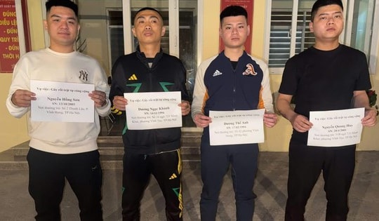 Nhậu say hai nhóm thanh niên lao vào hỗn chiến, 1 người nhập viện