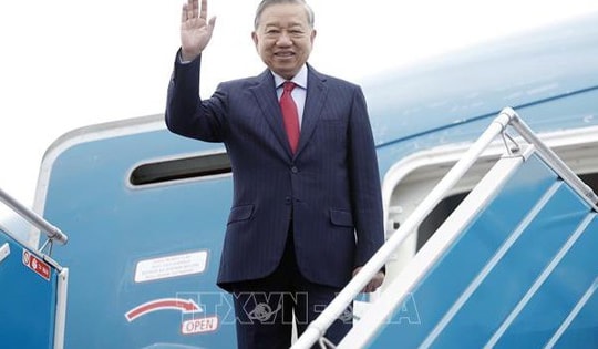 Tổng Bí thư Tô Lâm lên đường tham dự cuộc họp khai mạc Hội đồng Hòa bình về Gaza