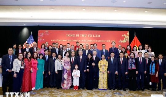 Tổng Bí thư Tô Lâm gặp gỡ bà con cộng đồng người Việt Nam tại Hoa Kỳ