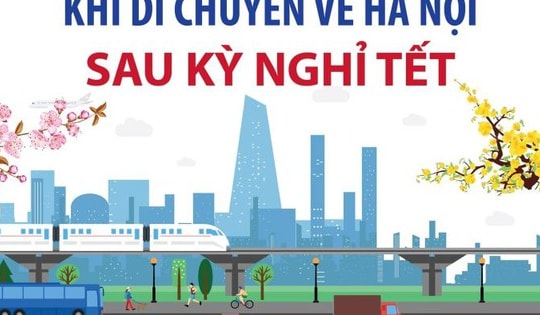 Một số lưu ý khi di chuyển về Hà Nội sau kỳ nghỉ Tết