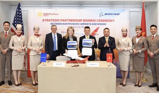 Cú bắt tay trị giá 22,5 tỷ USD với Boeing của Sun PhuQuoc Airways sẽ dành cho dàn tàu bay thân rộng Dreamliner hiện đại