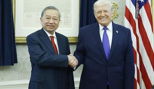 Tổng Bí thư Tô Lâm gặp Tổng thống Hoa Kỳ Donald Trump