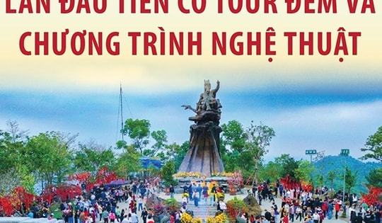 Lần đầu tiên có tour đêm Lễ hội Gióng đền Sóc