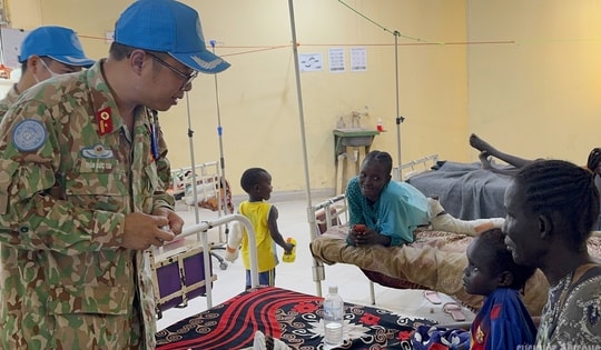 Quân y Việt Nam giữa tuyến đầu Bentiu lan tỏa y đức Ngày 27/2