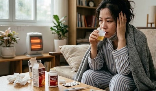 Cúm mùa: Lưu ý quan trọng khi dùng thuốc và chăm sóc tại nhà