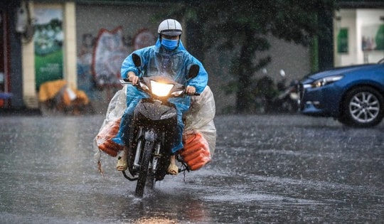 Miền Bắc chuyển mưa, nhiệt giảm mạnh do không khí lạnh