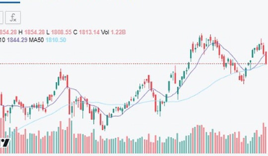 Chứng khoán chìm trong sắc đỏ
