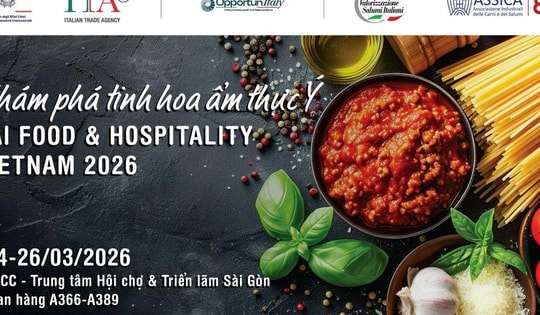 Hương vị Ý đặc sắc tại triển lãm Food & Hospitality Vietnam 2026