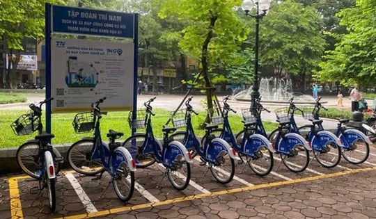 Đề xuất gia hạn thí điểm xe đạp công cộng tại Hà Nội đến năm 2026
