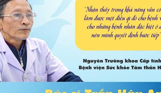 Người bác sĩ lặng lẽ ở lại với bệnh nhân tâm thần