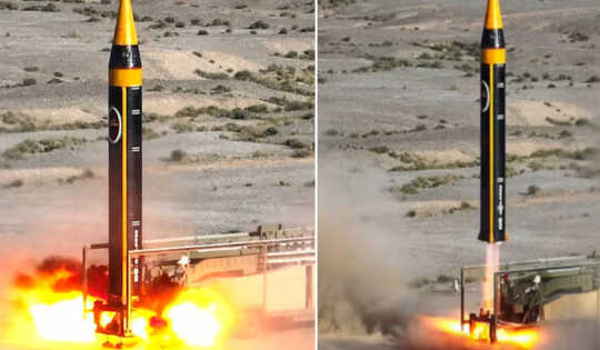 Căn cứ chiến lược Israel trúng tên lửa hạng siêu nặng Khorramshahr-4 từ Iran