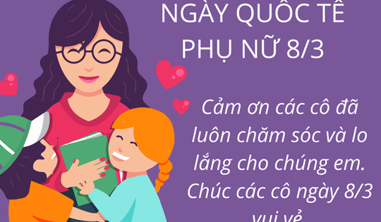 Lời chúc ngày Quốc tế Phụ nữ 8/3 tặng cô giáo hay nhất 2026