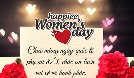 Những lời chúc ngày Quốc tế Phụ nữ 8/3 tặng vợ yêu thương