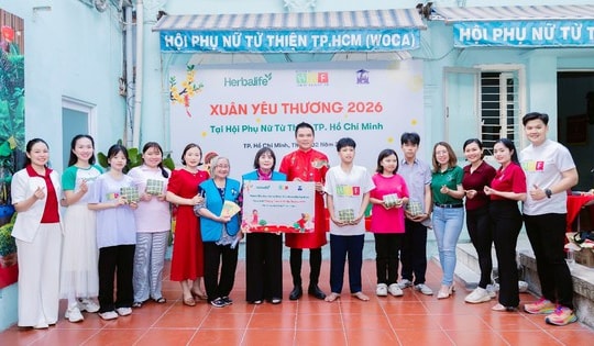 Herbalife Việt Nam tiếp tục tổ thức chương trình 'Xuân Yêu Thương' 2026 cho trẻ em và người cao tuổi có hoàn cảnh khó khăn tại các Trung tâm Casa Herbalife trên toàn quốc