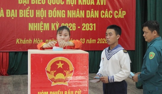 Đặc khu Trường Sa bầu cử sớm