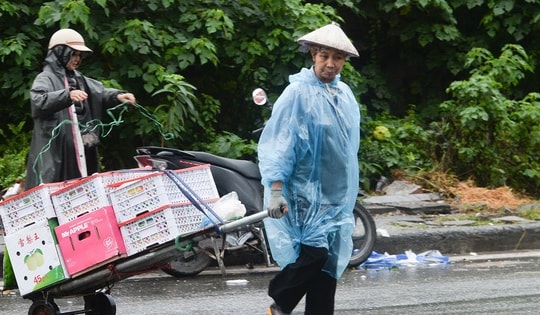 Miền Bắc chuyển mưa, nhiệt giảm sâu từ ngày mai do không khí lạnh tăng cường