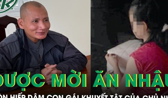 Phẫn nộ gã làm thuê hiếp dâm con gái khuyết tật của chủ nhà