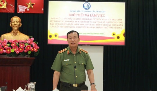 Triển khai đồng bộ các giải pháp bảo đảm an ninh trật tự cho ngày bầu cử tại TPHCM