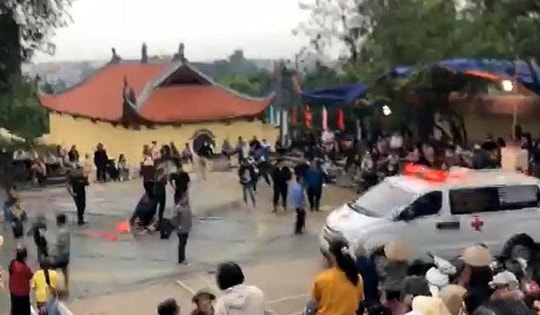 Tin mới nhất về sức khỏe đô vật bị thương tại lễ hội Đền Thượng Núi Xây