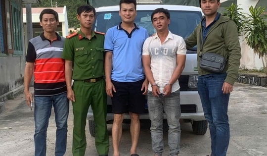 Bắt đối tượng truy nã khi đang trốn chạy trên tuyến Quốc lộ 1