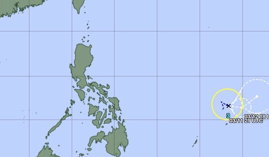 Xuất hiện cơn bão số 3 di chuyển với quỹ đạo ít thấy trên biển Thái Bình Dương