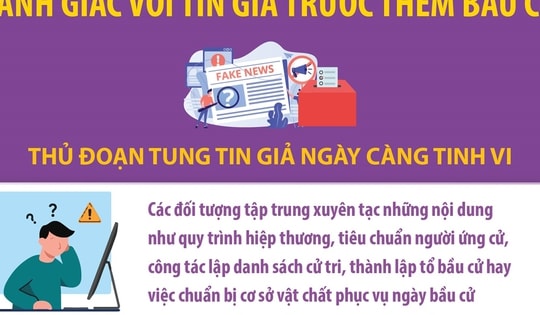 Cảnh giác với tin giả trước thềm bầu cử